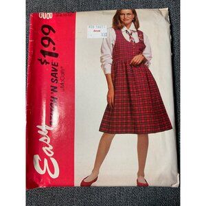 McCall's Misses Jumper Shirt Sewing Pattern sz 6-12 6088 - uncut